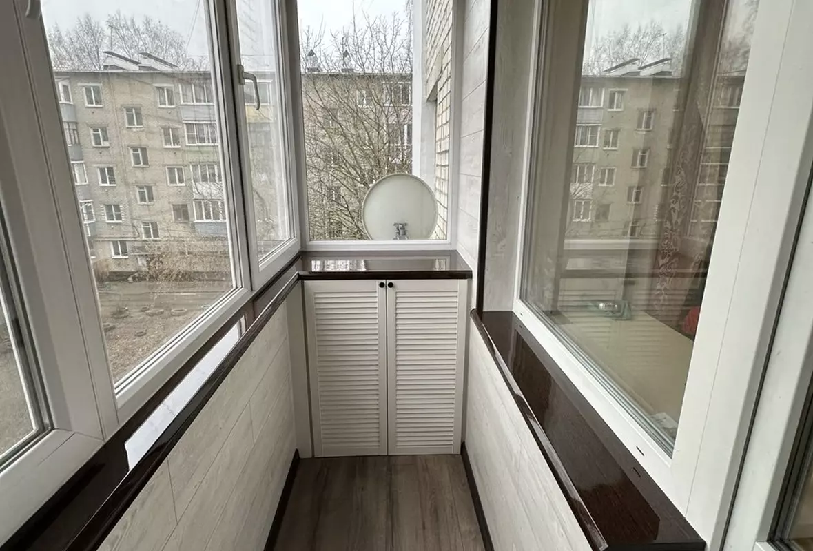 Небольшой, но функциональный балкон
