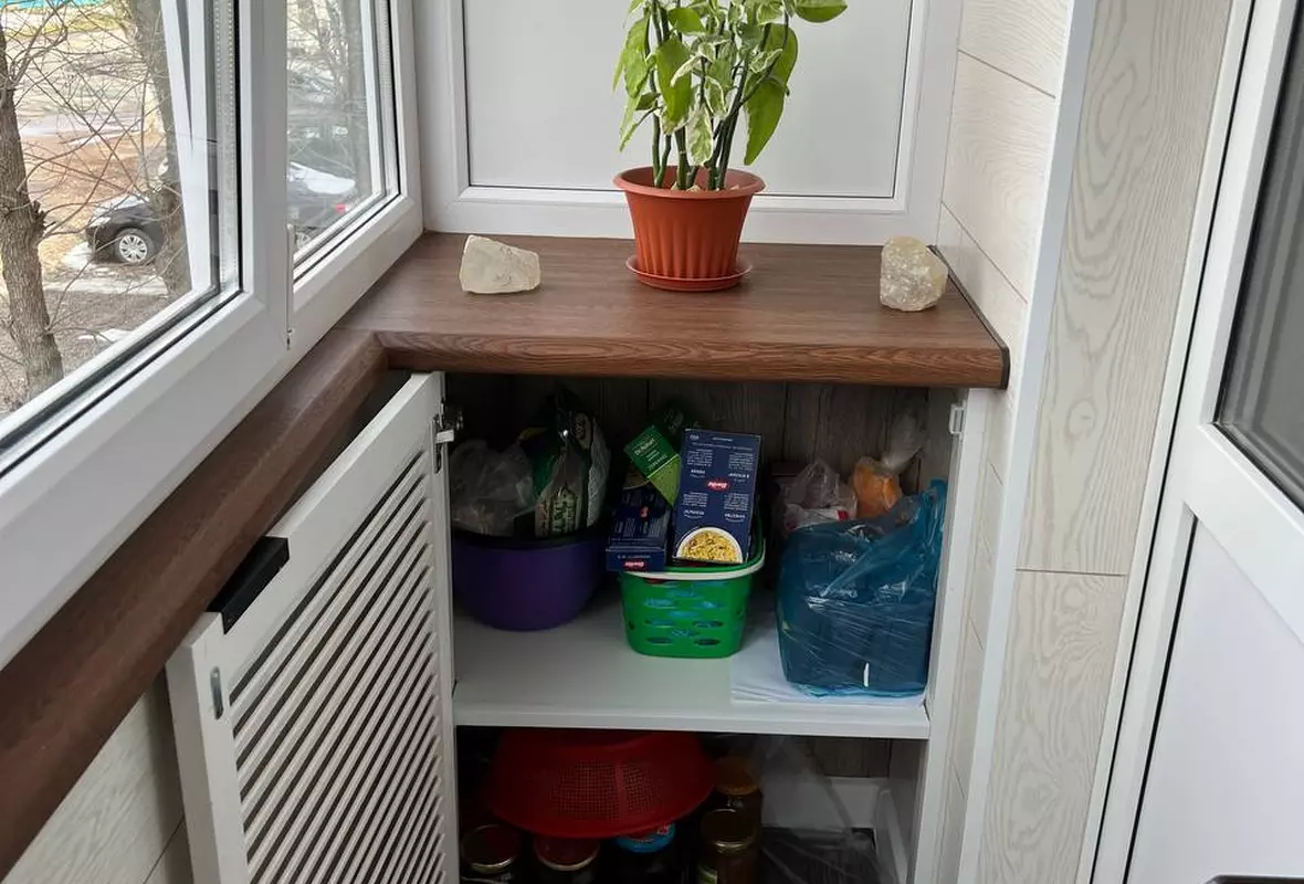 Современный ремонт балкона